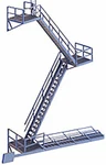 Walthers Cornerstone (ho) 933-3736 Modern Fire Escape Kit. Fixed Price $11.95.