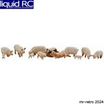 Woodland Scenics A1957 Ho Yorkshire Pigs. Fixed Price $19.05.