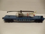 Lionel Trains Postwar 6820 Flatcar With Missile Transport Helicopter Ex-ln. Fixed Price $379.99.