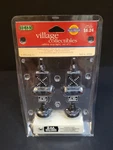 Lemax Christmas Village Town Railway Stop Light 34954 Train Crossing Crossbuck. Fixed Price $11.99.