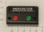 American Flyer XA10961-G Scale "semaphore Man" Control Button. Fixed Price $25.00.