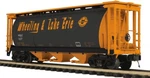 Mth Premier Wheeling Lake Erie 3 Bay Cylindrical Covered Hopper Car Scale Wl&e. Fixed Price $135.00.