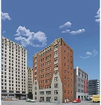 Walthers Cornerstone Ho Scale Building/structure Kit City Apartment. Fixed Price $44.99.