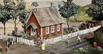 Campbell Scale Models Iowa School House Kit 369. Fixed Price $49.95.