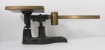 Office Scale 4 Lb Cap Howe Steelyard Parcel Postal Countertop Letter Box. Fixed Price $32.50.