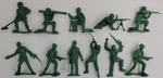 Acme 29-540 Gauge Military Figure Assortment (bag Of 11). Fixed Price $12.00.