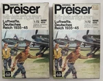 (2) Preiser German Luftwaffe Deutsches Reich Figures 1:72 Scale Kit 4510 (1970). Fixed Price $22.49.