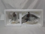 Vintage Christmas Department "blue Star Ice Harvesters" #5650-2 Set Of. Fixed Price $9.00.