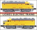 Lionel 6-18119 Union Pacific Up FA-2 Alco A-a Set W/horn /1/ 1994 Ln. Fixed Price $202.50.