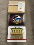 + Mth Flyer Standard Gauge Tinplate Green Cream Beige Red Switch Tower 10-1124. Fixed Price $198.00.