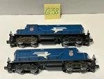 Lionel 6-8565,6-8562 Ga Missouri Pacific GP-20 Dummy, Diesel Locomotive No Box. Fixed Price $195.00.
