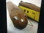 Lionel Prewar City Portland Union Pacific Streamliner 754, 2 - New Red Lens. Fixed Price $6.27.