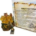 Boyds Bearly Built Villages Baileys Cozy Cottage New In Box. Fixed Price $21.50.