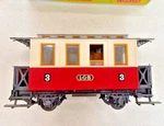 Lgb, G-scale, Third (3RD) Class Red Passenger Coach Car, Used, C-7, Box. Fixed Price $34.99.