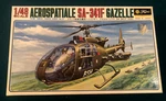 Fujimi 1:48 Aerospatiale SA-341F Gazelle Model Kit (box Opened/parts On Sprue). Fixed Price $40.00.