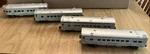 Vintage Post War Lionel Gauge Streamliner Cars (tested & Read Description). Fixed Price $150.00.