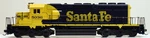 Athearn Ho Scale Santa Fe SD40-2 Powered Diesel Locomotive #5036; Mpn 4401; Kd's. Fixed Price $39.99.