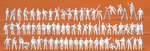 Preiser 79009 Scale Pack Of 70 Figures To Paint. Fixed Price $30.69.