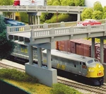 N Scale Rix Products #628-0152 1930S Highway Overpass W/ Pier & Deck. Fixed Price $14.50.