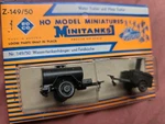 Roco Minitanks 1/87 Scale Water Trailer And Mess Z-149/50. Fixed Price $15.99.