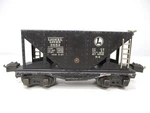 Lionel 2653 Hopper Black With White Ltrg 1940 Prewar Gauge X8051. Fixed Price $49.00.