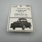 Ho Williams Bros 53300 1953 Ford F-100 Pick Up Truck Nip Factory Sealed. Fixed Price $8.99.