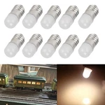 10X Warm White Led Bulbs 18 Volt For Lionel Marx Train 526 Frosted Street Lamp. Fixed Price $18.01.