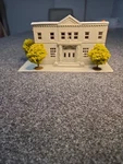 Life-like Trains 7481-POLICE Station -n Scale Building Partially Built Kit. Fixed Price $29.99.
