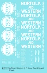 K4 Scale Decals Norfolk And Western 40 Ft Boxcar White Round Herald. Fixed Price $8.15.