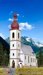 Kibri 39770 Ho Scale Ramsau Church. Fixed Price $53.65.