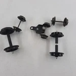 Lionel Plastic Solid Wheel Set, 5 Total, Lot Of 2 Matched Sets, Connector. Fixed Price $13.23.