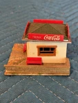 Vintage Faller Ho Scale Coca-cola Kiosk, Nr. 212 (made Germany). Fixed Price $9.99.