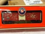 Lionel 6-36769 Lrrc Lighted Fourth Of July Car W/orig Ship Box, Lnib. Fixed Price $55.00.