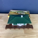 Plasticville Usa 1616 Suburban Station Brown Roof Ho Model Bachmann Building Kit. Fixed Price $12.00.