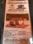 Micro-scale Models Ho Mobil Gas Station Kit Box Wintersrun. Fixed Price $120.00.