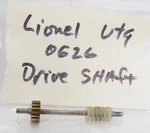 Vtg / Ho Lionel Locomotive #0626 Drive Shaft Brass Gear Very Htf Parts. Fixed Price $9.00.