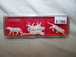 Preiser #20380 Ho Scale Tigers(pack Of 4). Fixed Price $12.99.