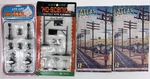 Lot Of New Vintage Life-like, Atlas, Scale Railroad Signals & Telephone Poles. Fixed Price $24.95.