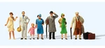 Preiser 12446 Ho Scale Passers-by 1925-1930 PKG(7). Fixed Price $23.99.