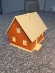 Faller Scale #130216 Small European House Fully Assembled. Fixed Price $19.99.
