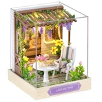 Ozjay Diy Miniature House Kit With Dust Proof Cover, 1:24 Scale Creative. Fixed Price $21.82.