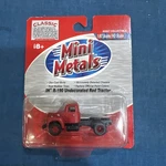 Classic Works 31111 Ho Mini Metals Undecorated Red 1954 Ih R-190 Tractor. Fixed Price $20.00.