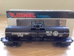 Lionel 6-16109 Gauge Baltimore & Ohio Black Single Dome Tank Car #16109. Fixed Price $39.95.