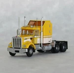 Trainworx (n-scale) #49046 Kenworth W900 Vit 60 Sleeper Tractor Yellow/white. Fixed Price $44.95.