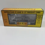 Rail King No. 30-7658 Flat Car With Flying Helicopter Mth Transport. Fixed Price $34.95.