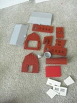 Vintage Ho Scale Plasticville Barn With Silo And Animal Pen Building Kit. Fixed Price $19.00.