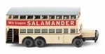 Wiking 087304 Ho Scale Double Decker Bus D38 Salamander. Fixed Price $17.43.