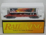 Mth 30-7696 Mcdonald's Flat Car W/ Trailer Big Mac Advertising King Food. Fixed Price $59.95.