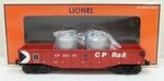 Lionel 6-26375 Cp Rail Gondola W/two Removable Canisters NIB/C9 #. Fixed Price $17.88.