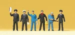 Preiser 10086 Ho Scale Railroad Personnel French Train Crewmen. Fixed Price $21.99.